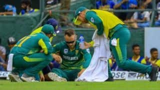Sri Lanka vs South Africa: Captain Faf du Plessis ruled out of the remainder of the series